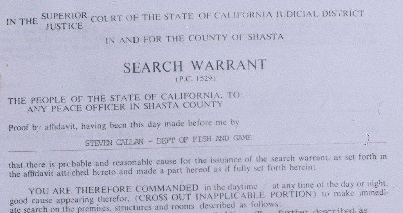 Search Warrant