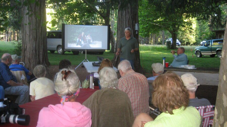 Picture of Steven T. Callan Giving Presentation to Bear Creek Watershed Group