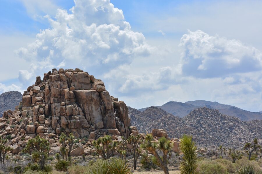 Rock formation at Joshua Tree National Park