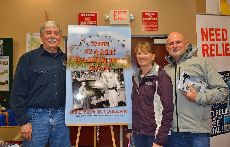 Author Steven T. Callan and friends at his first book signing on his 2016 book tour
