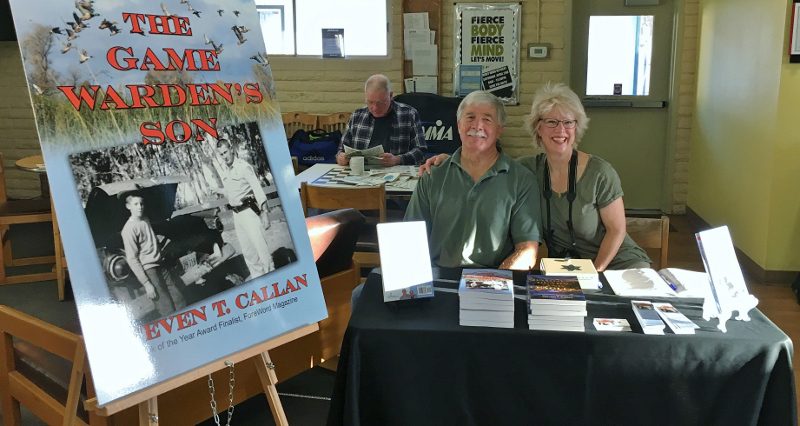 Author Steven T. Callan and His Wife, Kathy, at Sun Oaks Book Signing for The Game Warden's Son
