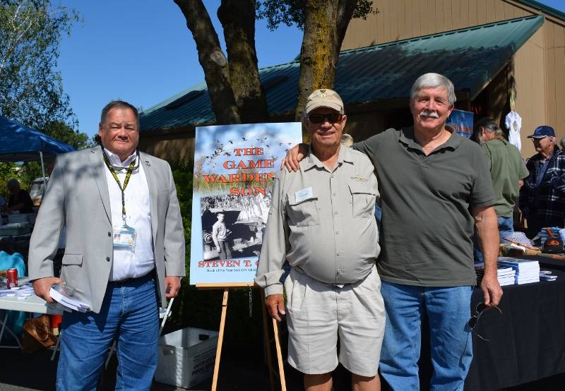Author Steven T. Callan and friends at The Fly Shop book signing for his new book, THE GAME WARDEN'S SON