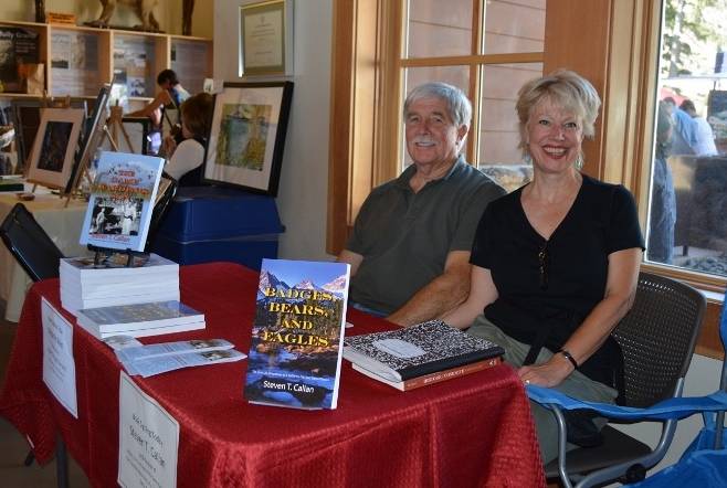 Author Steven T. Callan and Wife, Kathy, at Book Signing during Art and Wine Festival at Lassen Volcanic National Park