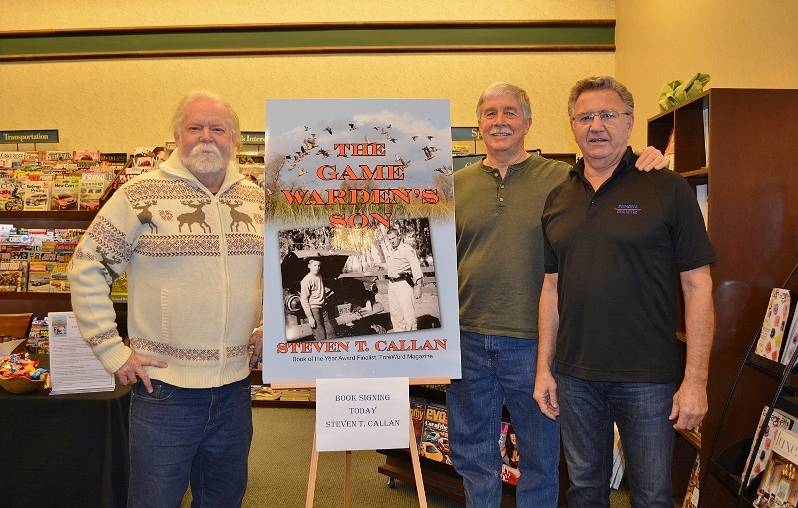 Author Steven T. Callan and friends at Callan's Chico Barnes and Noble Book Signing for The Game Warden's Son