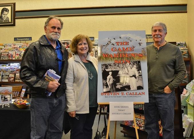 Author Steven T. Callan and friends at Callan's Chico Barnes and Noble Book Signing for The Game Warden's Son