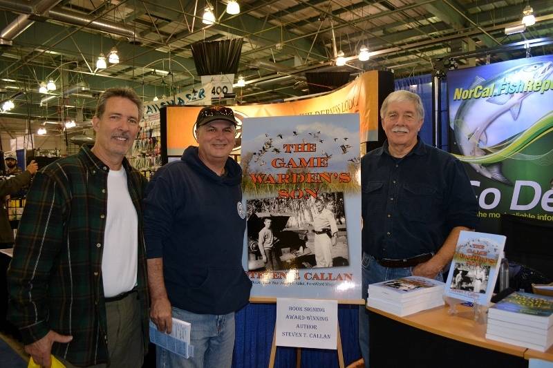 Author Steven T. Callan and friends at the book signing for The Game Warden's Son at the International Sportsmen's Expo in Sacramento