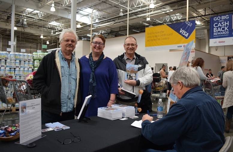 Author Steven T. Callan and friends at the book signing for THE GAME WARDEN'S SON at the Chico Costco