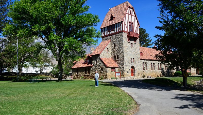 Mount Whitney Fish Hatchery, near Independence, always reminded me of a medieval castle. Photo by Kathy Callan.