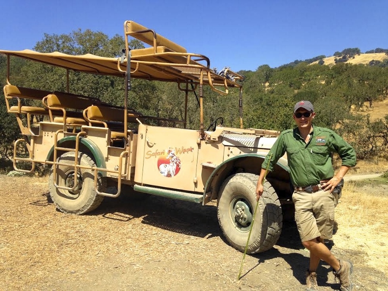 Our talented guide from Safari West, Alex Coburn. Photo courtesy of Alex Coburn.