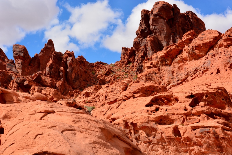 Sandstone rock formations in Valley of Fire State Park, Nevada. Photo by Author Steven T. Callan.