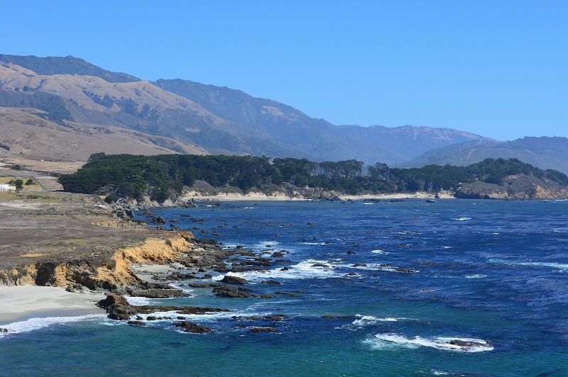 While traveling south on Highway 1, watch for whale spouts and soaring condors along the Central Coast.