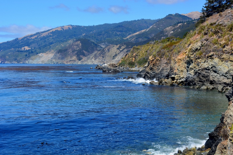 The drive along California's Highway 1 offers one scenic view after another. Photo by author Steven T. Callan.