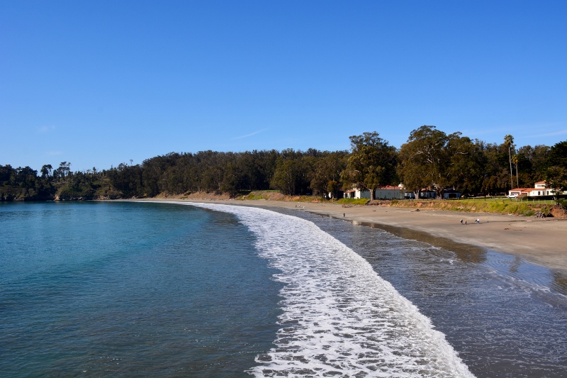 We stopped at William Randolph Hearst Memorial State Beach and walked out on the pier. Photo by author Steven T. Callan.