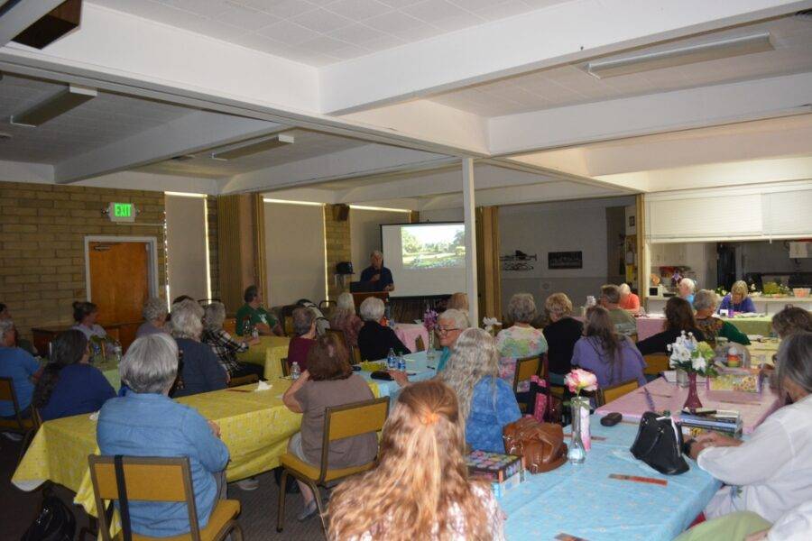 Author Steven T. Callan speaks to the Red Bluff Garden Club about his passion for nature, his career as a wildlife law-enforcement officer, and his award-winning books