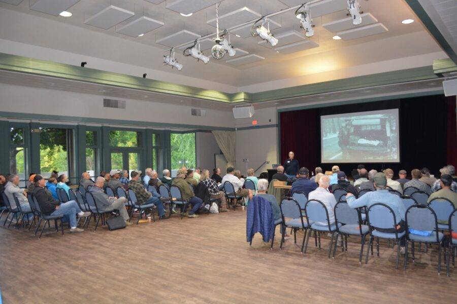 Author Steven T. Callan presents stories from his career as a wildlife law-enforcement officer and his award-winning books to California Fly Fishers Unlimited in Sacramento