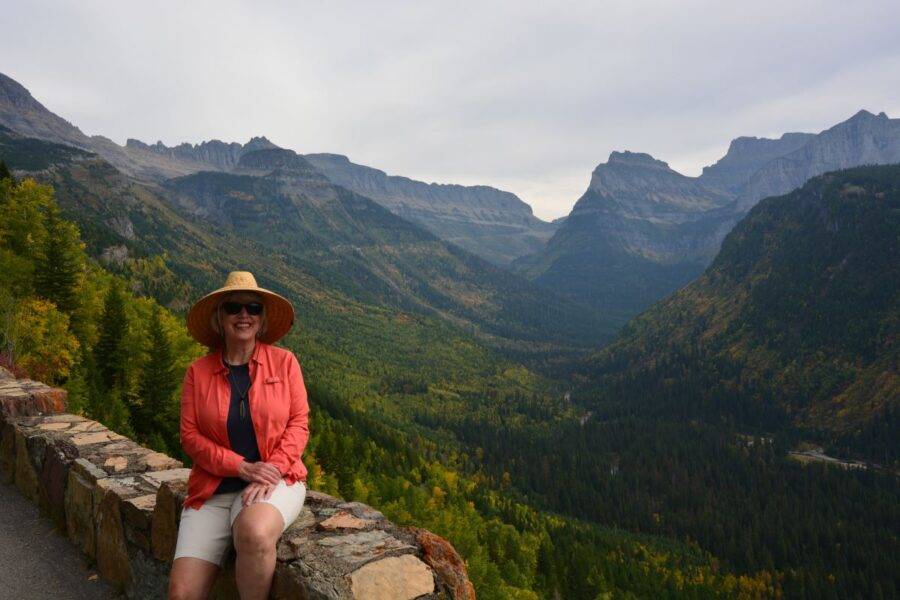Kathy and I enjoyed lots of scenes like this in Glacier National Park.
