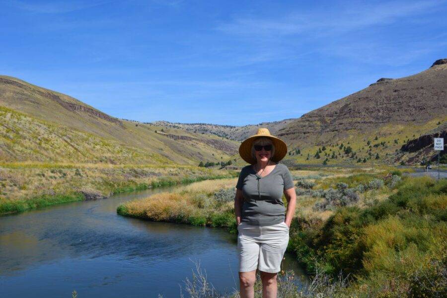 The Malheur River canyon in eastern Oregon